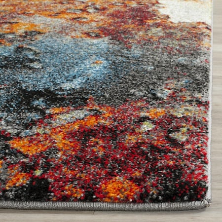 Safavieh 2 x 14 x 2 in. ContemporaryGlacier Power Loomed Area RugBlue & Multi GLA125B-214